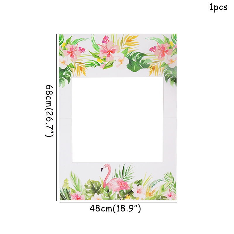 Soporte de mano para foto de flamenco, accesorios de cabina de Tropical Hawái, decoración de boda, ducha nupcial, suministros de de despedida de soltera