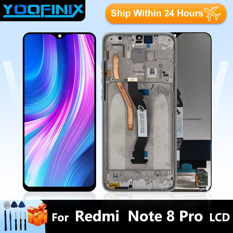 6.53 " original lcd-display-touchscreen-ersatzteile für redmi note 8 pro 8 g  m1906 g 7i m1906 7g