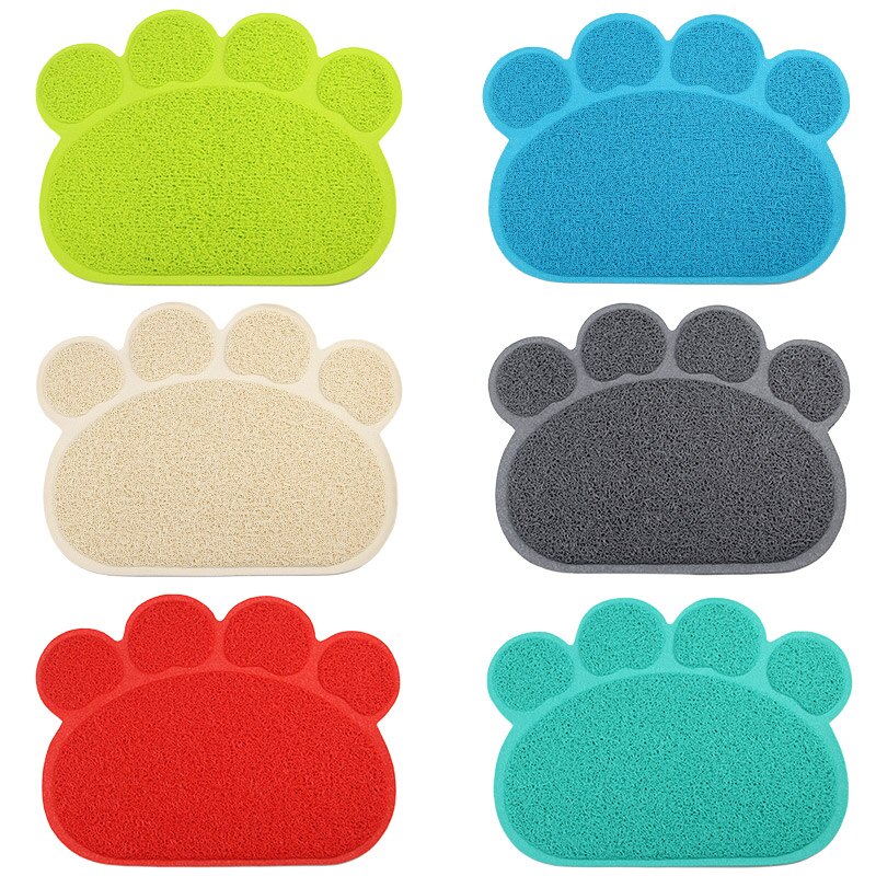 Mosodo Huisdier Kattenbakvulling Mat Poot Voeden Kom Placemat Kat Bed Pads Antislip Waterdichte Kattenbakvulling Trapper Matten kat Accessoires