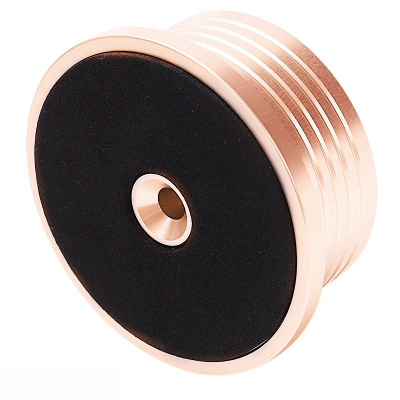 Universal 50/60hz lp vinylplade skive pladespiller stabilisator klemme aluminium vægt klemme med test hastighed boble