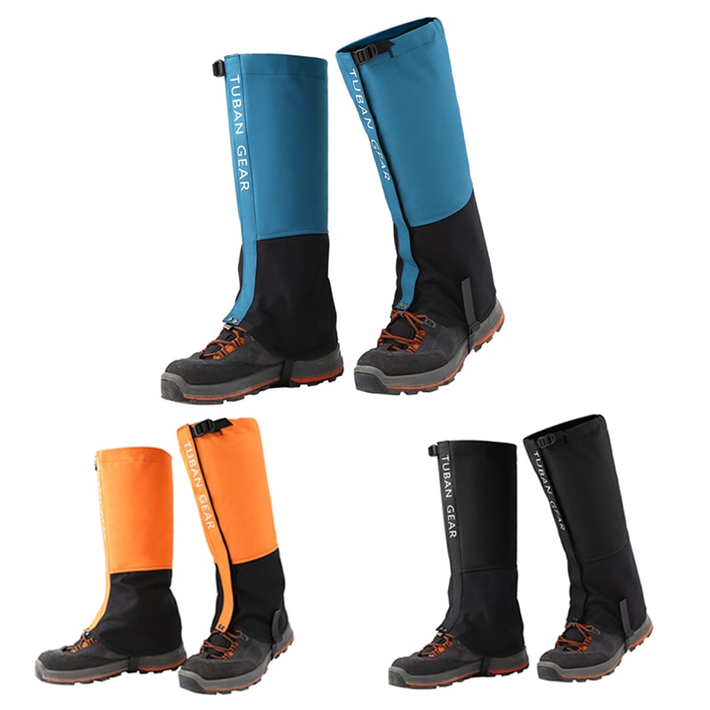 Snow Leg Gaiters Outdoor Boots Cover Waterproof Leg Protection Guard Warmer Shoe Cover For Hiking Climbing Trekking Unisex Kids