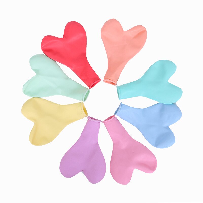 10 stk 12 tommer hjerteballoner macaron farver latex balloner matte farver balloner fødselsdagsfest indretning bryllupsindretning puste global