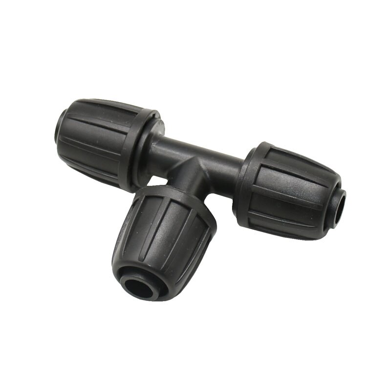 16mm puutarhaletkun t-liitintä, vesijakaja lukkomutterilla, 1/2 " t-liitin, 16mm letkun t-liitintä, 15 kpl