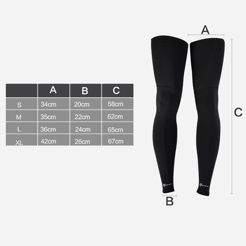 ROCKBROS FREE SHIP Cycling Leggings Leg Sleeves Bike UV Sunscreen Bicycle Fitness Breathable Sports Safety Knee Protector