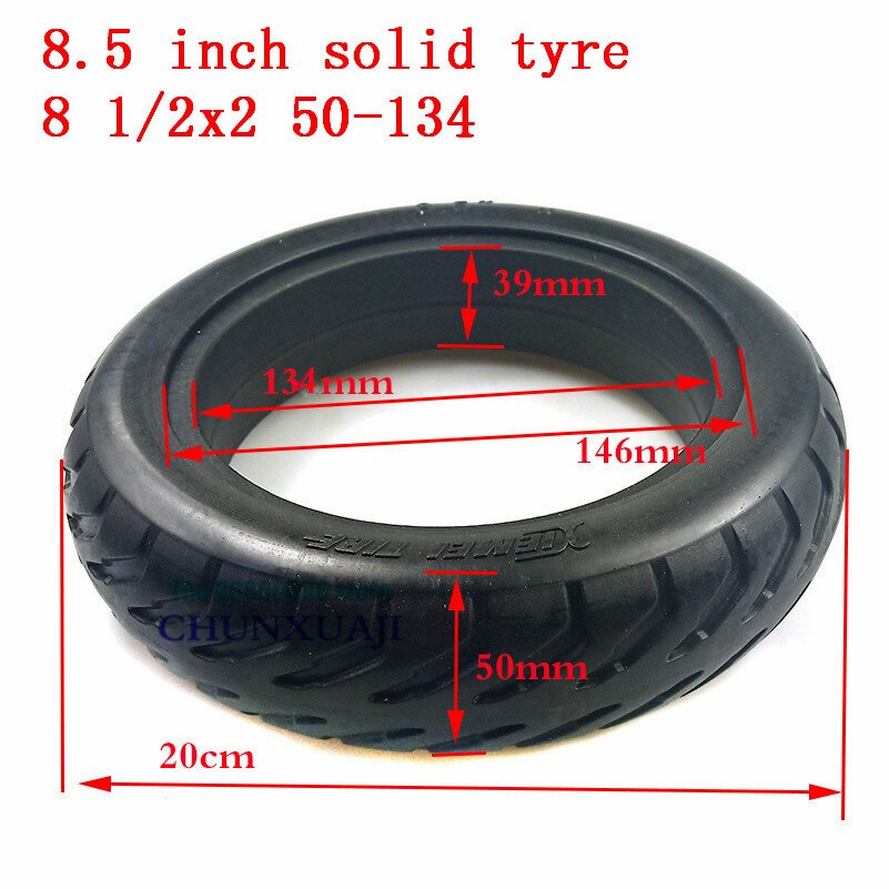 8.5 inches tire 8.5x2 Non pneumatic solid wheel tyre 8 1/2X2 (50-134) for small electric car children car and Electric scooter