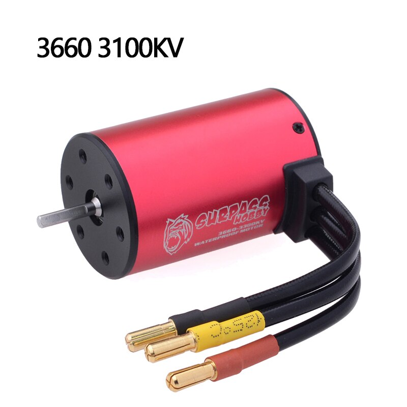 SUPERARE HOBBY 1/10 Parti di RC Impermeabile 3660 3650 F540 Brushless Motor w/Dissipatore di Calore 45A 60A 80A ESC 6KG 9KG Metal Gear 25T Braccio: 3660 3100KV