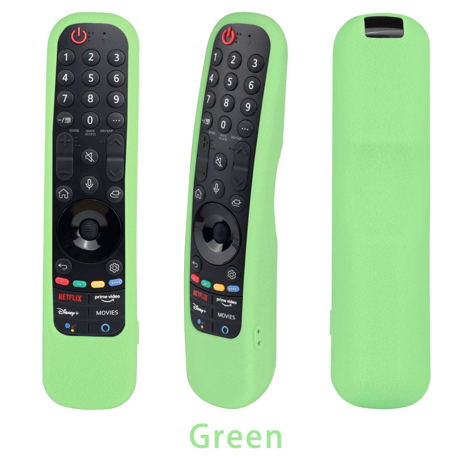 Silicone Protective Remote Control Covers For LG Smart TV AN-MR21 AN-MR21GC For LG OLED TV Magic Remote AN MR21GA Remote Case: Green