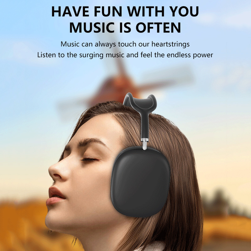 P9 Drahtlose Bluetooth-Kopfhörer mit Mikrofon, Kopfhörer mit Geräuschunterdrückung, Stereo-Klang-Kopfhörer, Sport-Spielen-Kopfhörer, unterstützt TF