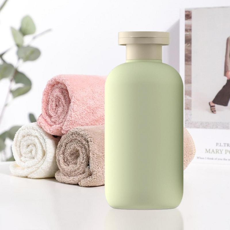 Green Refillable Bottle Filp Lid Empty Plastic Hand Sanitizer Shampoo Lotion Bottles Cosmetic Cream jar Travel tool 200~500ML