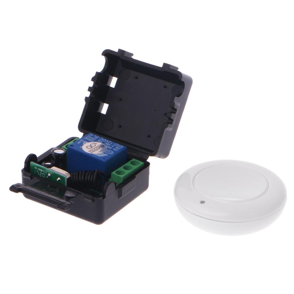 Dc 9V 12V 24V 10A Relais 1CH Draadloze Afstandsbediening Schakelaar Ontvanger + Zender