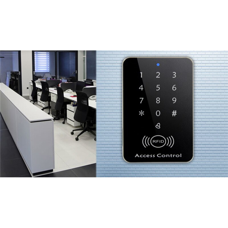 OWGYML Rfid Lock System 125KHz Door RFID Card Password Access Controller with Keypad Machine Controller Keypad ID Card Reader