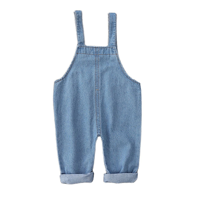 Jongens Jeans Overalls Mode Herfst Kinderen Band Cartoon Giraffe Katoen Jumpsuit Casual Kids Meisjes Kleding Overalls Broek
