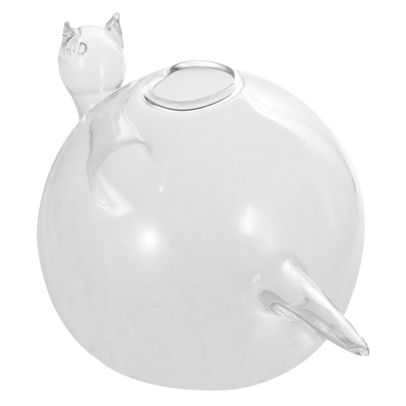 1Pc Schnecke Form Handgemachte Glas Vase Blume Container Anlage Vase Schnecke Schüssel Glas Vase Dekorative Blume Vase (Weiß)