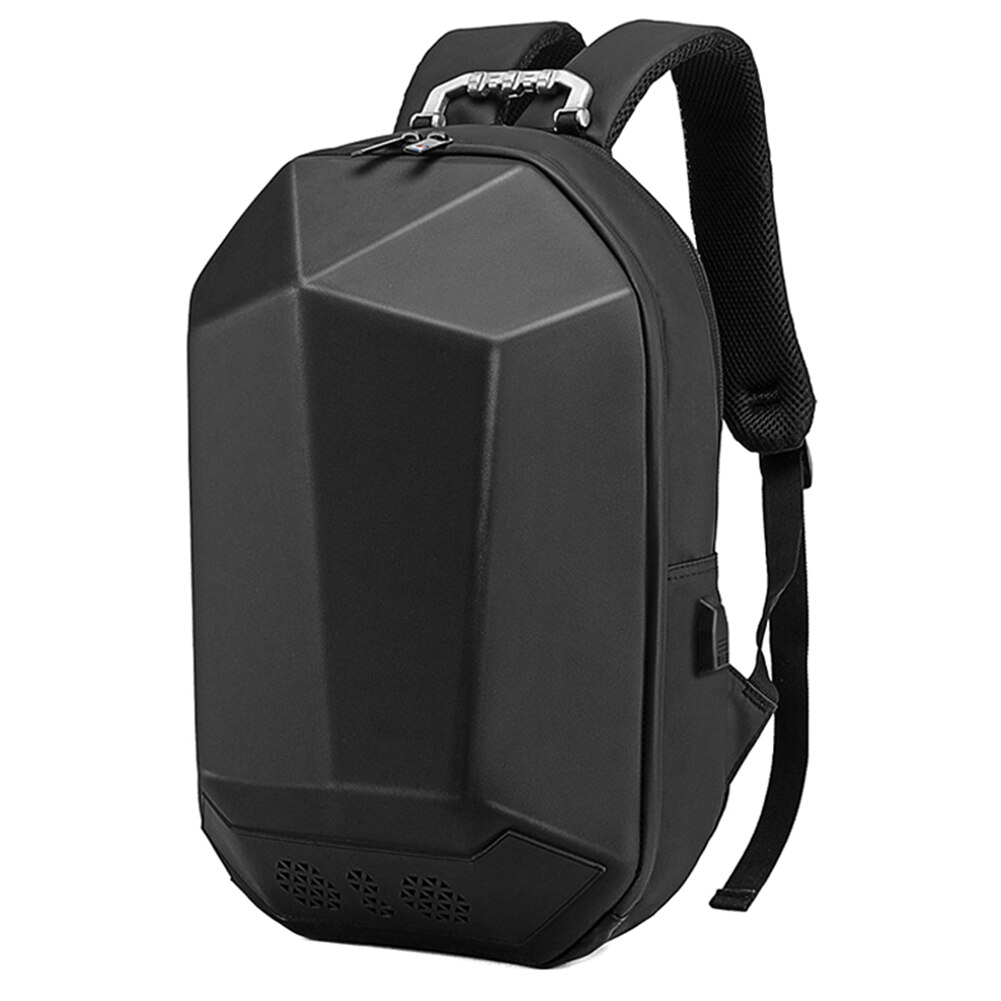 Bluetooth Music Speaker Backpack School Bag USB Charging Multi-functional for Travel Outdoor EDF88: Black Color