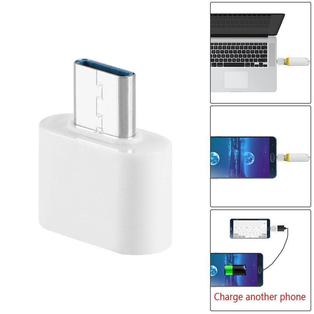 2 Stuks Usb 3.0 Type-C Otg Kabel Adapter Type C USB-C Otg Converter Voor Xiaomi Mi5 Mi6 Samsung huawei Muis Toetsenbord Usb Disk Flash