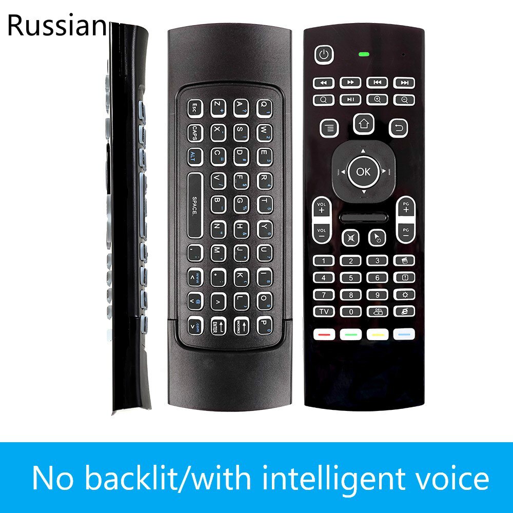 MX3 Wireless Keyboard T3 Smart Remote Control 2.4G RF Backlit Air Mouse with Voice Microphone for X96 Tx3 H96 for Android TV Box: 05
