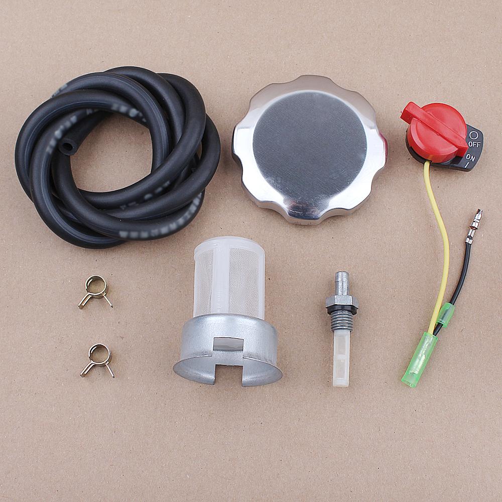 Brandstof Gas Tank Cap Schakelaar Tune Up Kit voor Honda GX160 GX200 GX270 GX340 GX390 17620-ZH7-023 Motor Generator Onderdelen