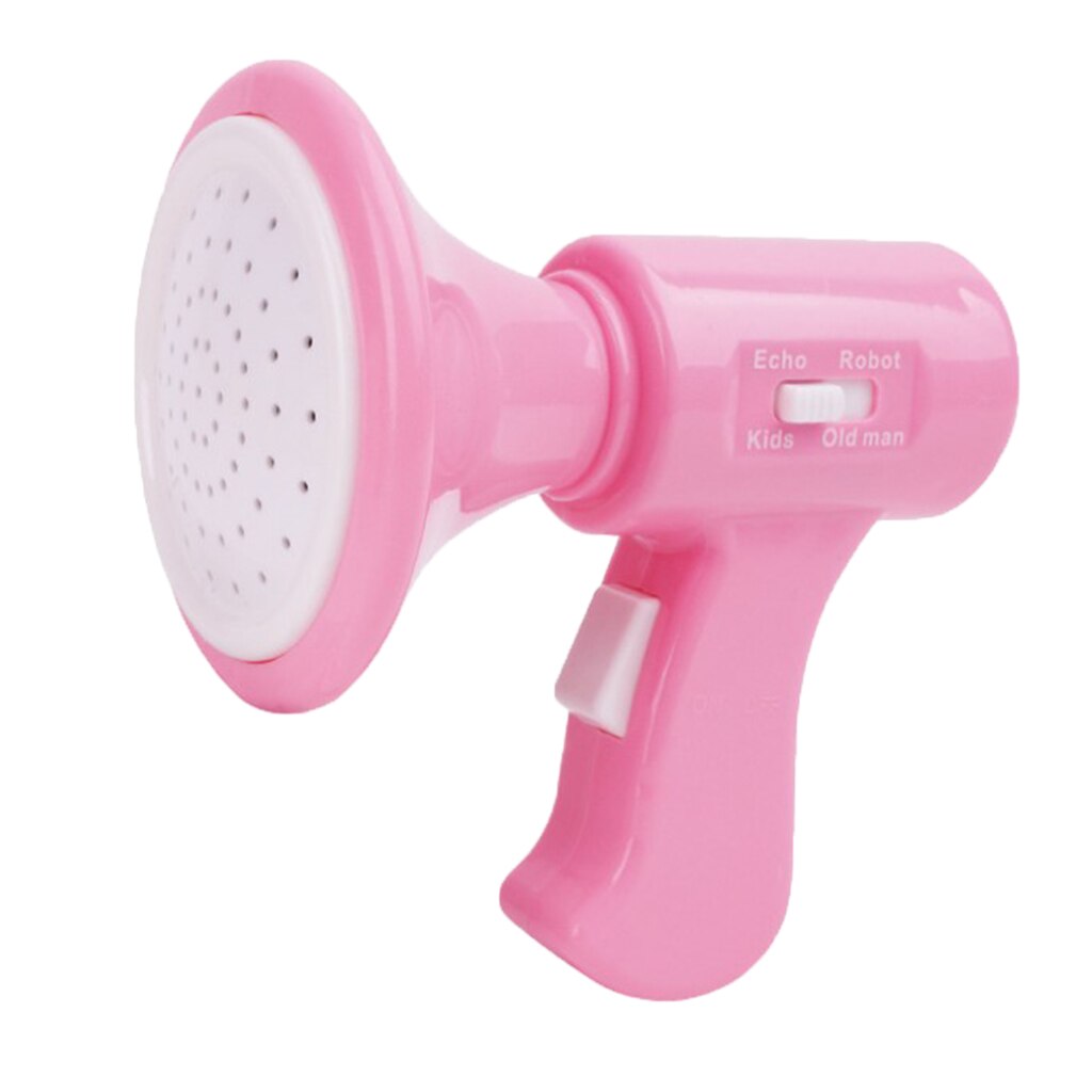 Multi Voice Changer Amplifier 4 Different Voices Toy Loudspeaker Speaker: Pink