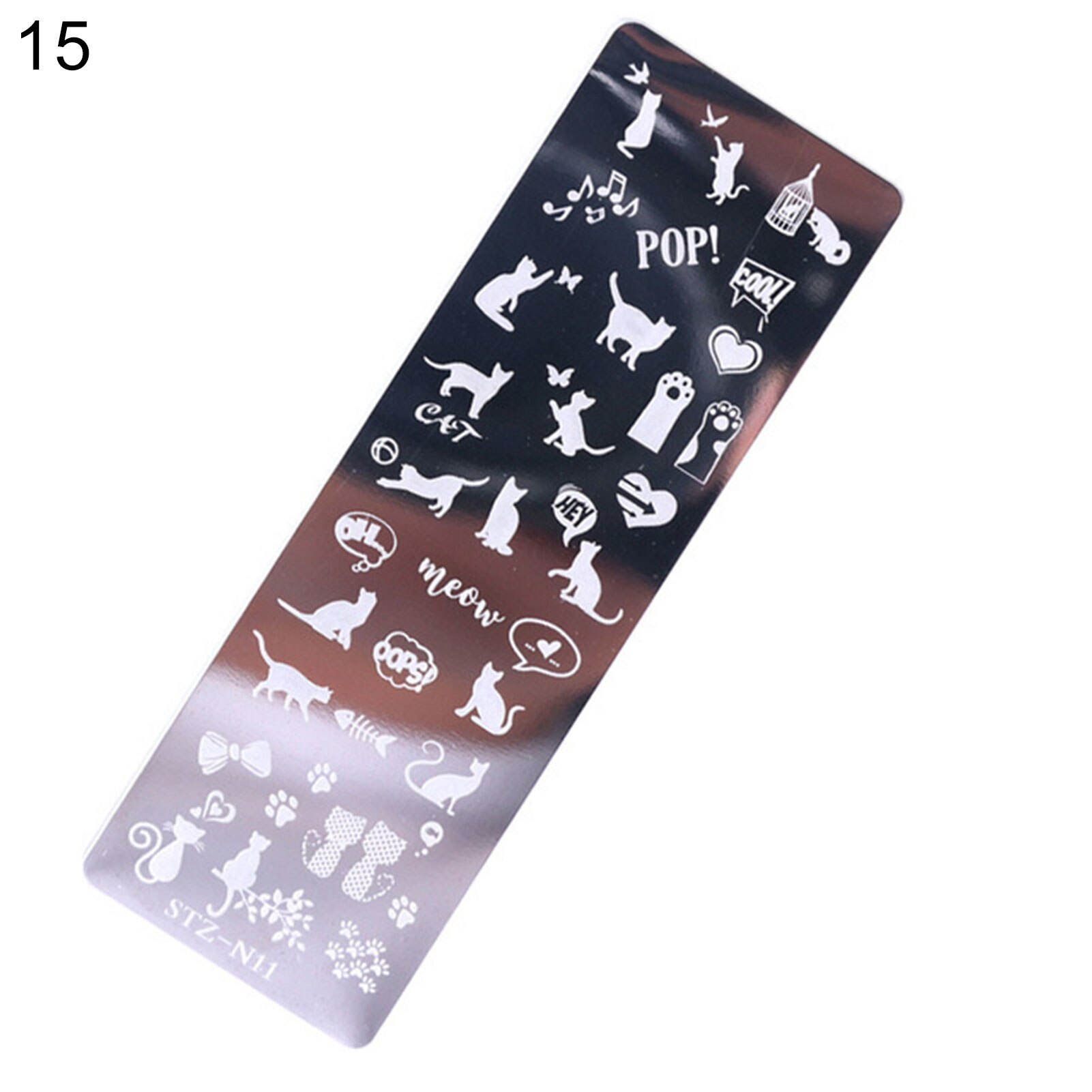 Accessoires pour ongles, tampon à tête Double face, polissage, peinture, dessin, manucure, stylo, outil de Nail Art,: 15
