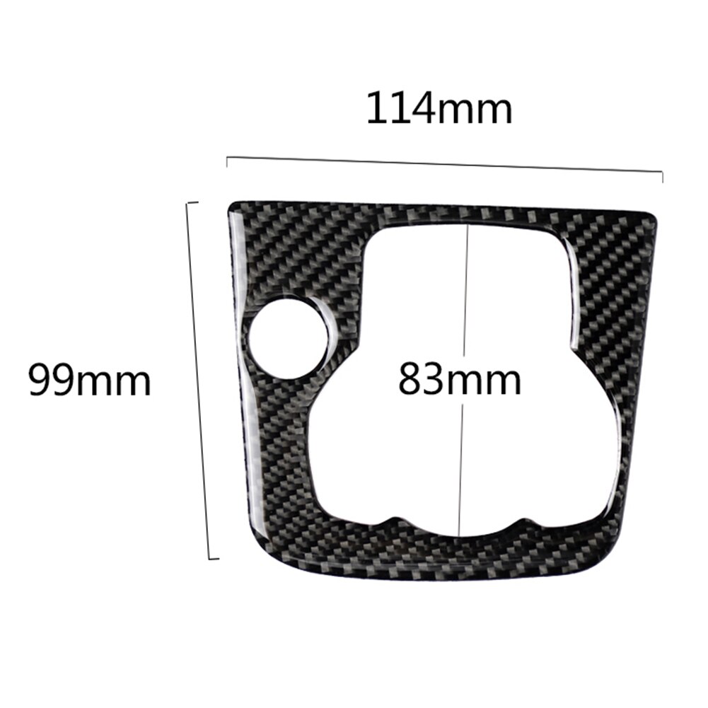 Car Decoration Carbon Fiber Multi-media Gearbox A-right Sticker for Mazda3 Axela Automotive Interior Carbon Fiber Sticker