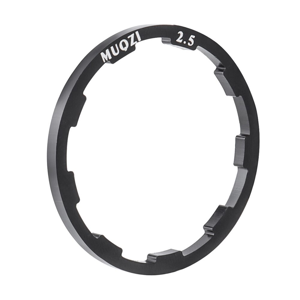 MUQZI MTB Road Bike Hub Washer 1mm 1.5mm 1.85mm 2mm 2.18mm 2.35mm 2.5mm Gasket For 7 8 9 10 11 12 Speed Cassette Flywheel Spacer: 2.5mm