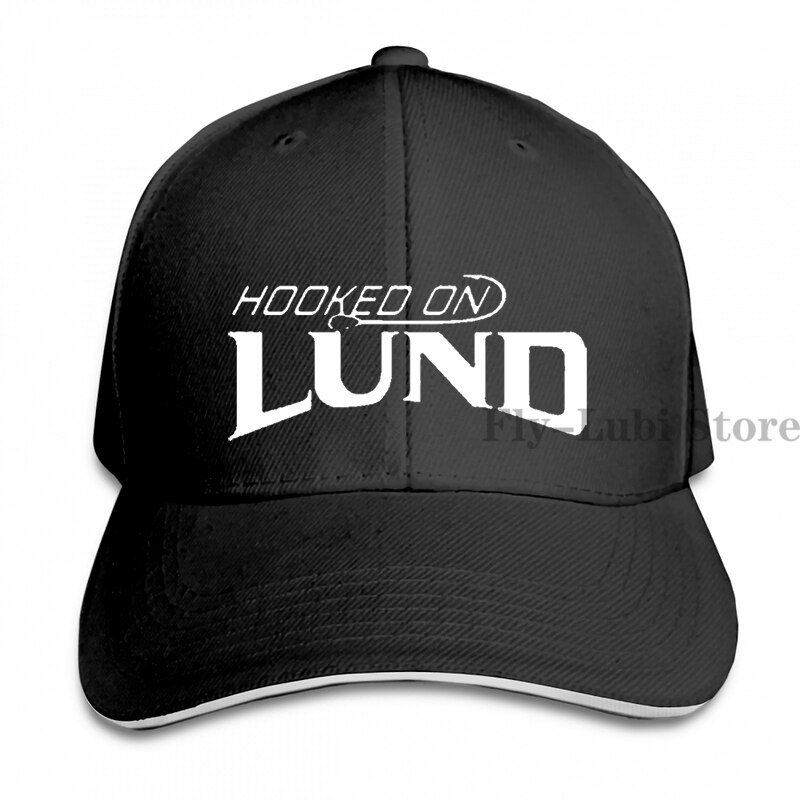 Hooked On Lund Fishing Die Cut Baseball cap men women Trucker Hats adjustable cap