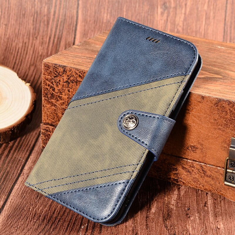 Telefoon Boek Flip Case Voor Oukitel K7 Pro Leather Cover Shockproof Magnetische Beschermhoes Voor Oukitel K7 Pro Shell Funda: Blue