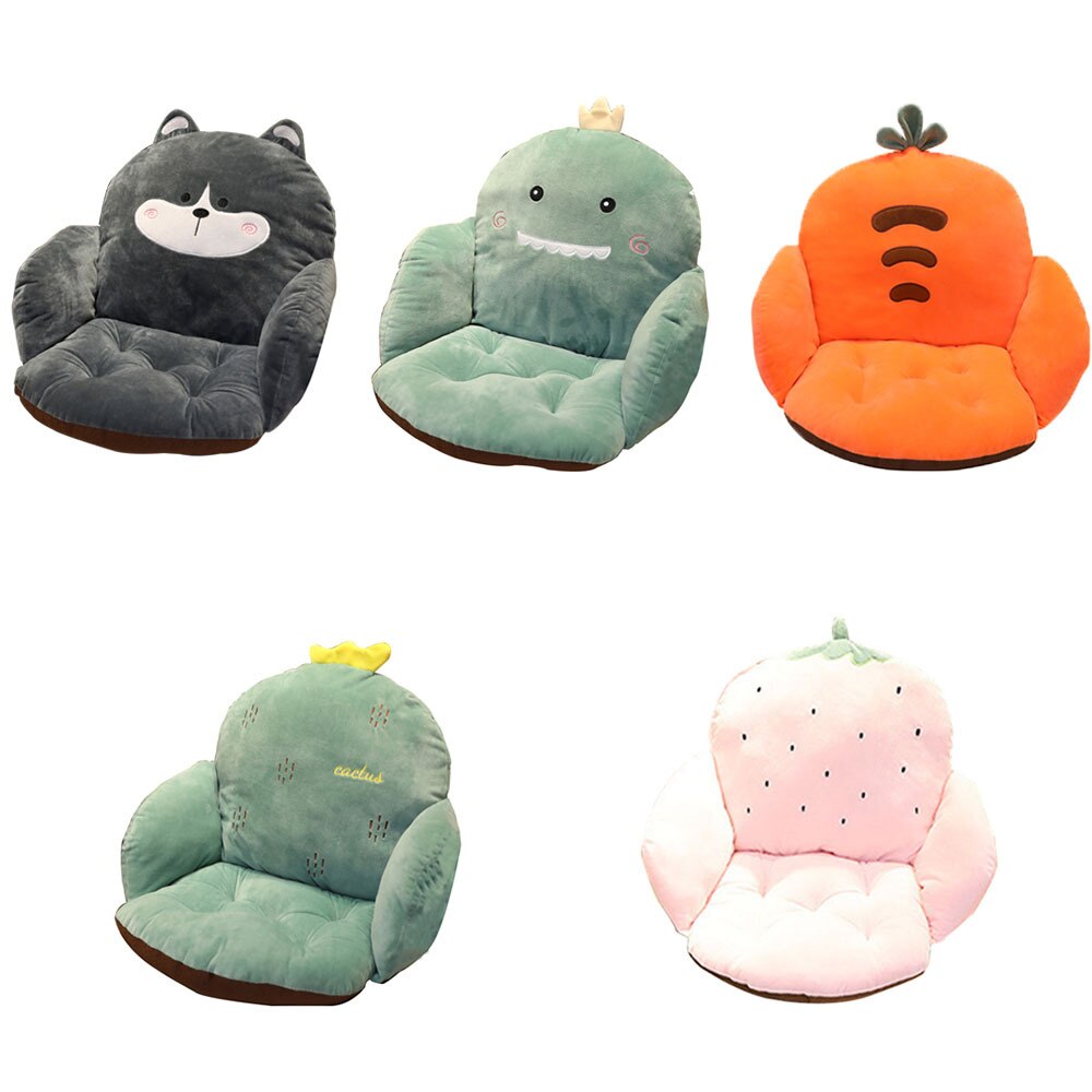 Lovely Cartoon Chair Cushion for Home Office Thicken Seat Pad Sofa Home Decorative Pillow Car Seat