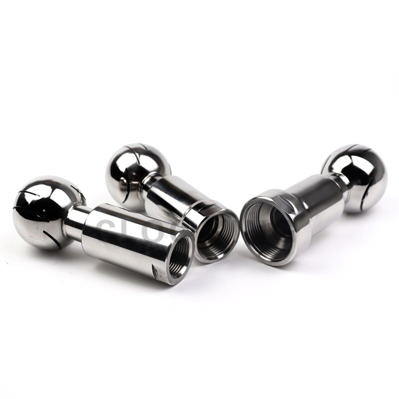 Bola de pulverización giratoria para limpieza de tanque, rosca hembra BSP de acero inoxidable 1/4, 3/8, 1/2, 3/4, 1-1/4, 1-1/2 y 1-304 pulgadas
