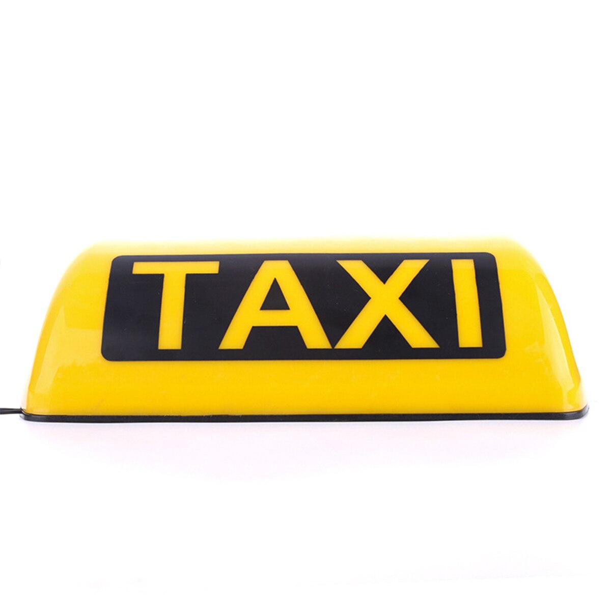 Universele Waterdichte Helm Waarschuwing Lamp Magnetische Taxi Auto 12V Led Magnetische Teken Lamp Dakluik: YELLOW
