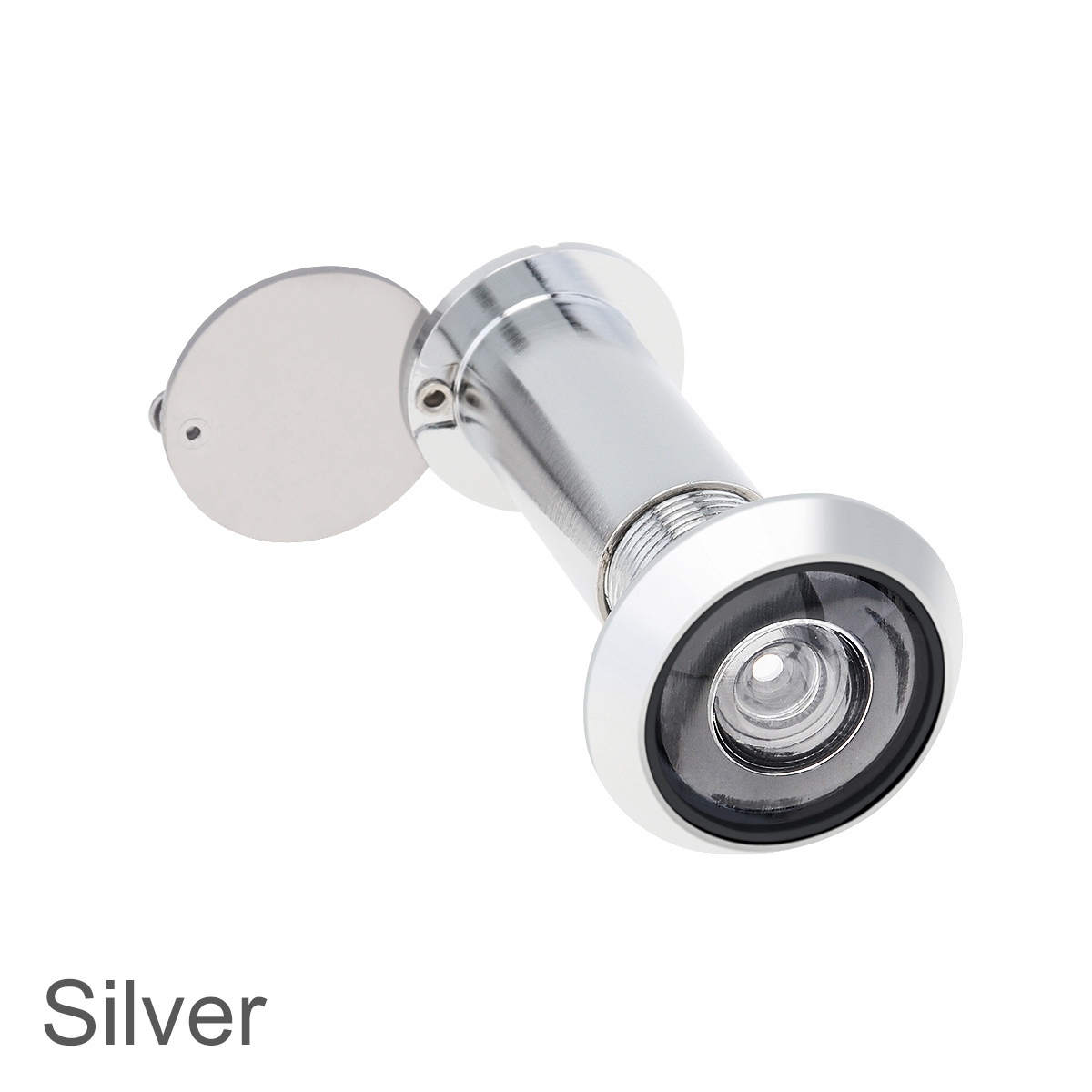 16Mm 200 Graden Deurkijker Hd Glazen Lens Groothoek Veiligheidsdeur Kijkgaatje Met Boor Set Voor Deuren 1.57-2.56Inch Dikte: Ivoor