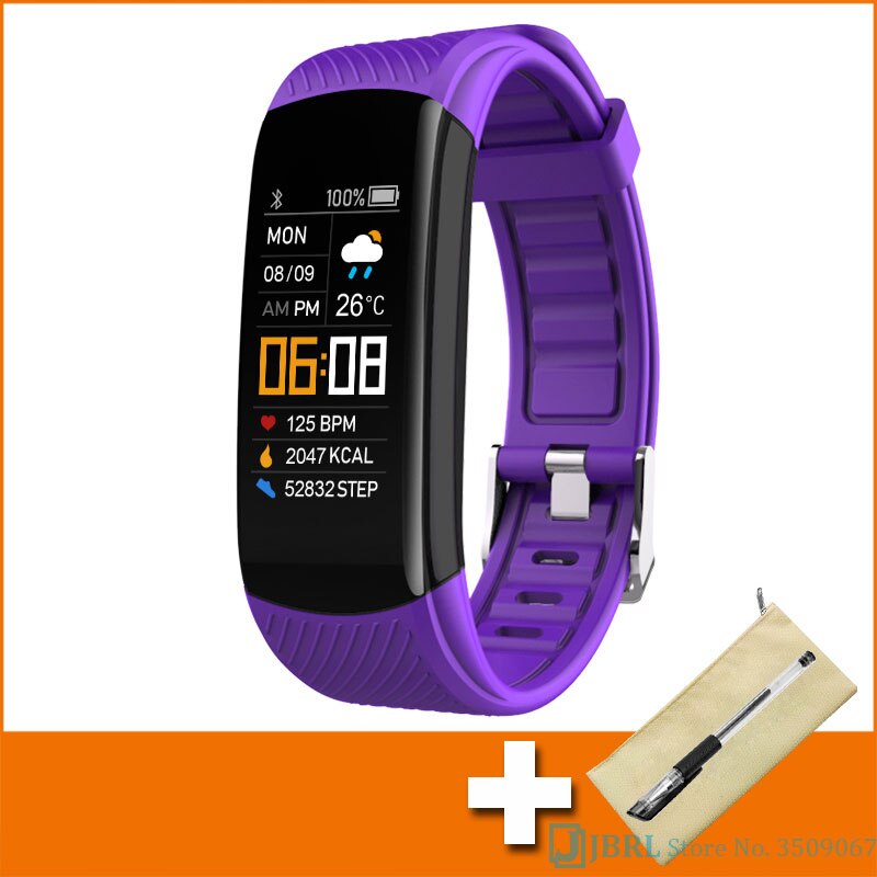 Top Kinderen Horloge Kinderen Horloges Voor Meisjes Jongens Polshorloge Kind Studenten Klok Elektronische Digitale Horloge Voor 6-18 jaar: purple with gift