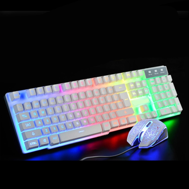 Keyboard Mouse Gamer Kit For Computer Game Suitable For Laptop Desktop