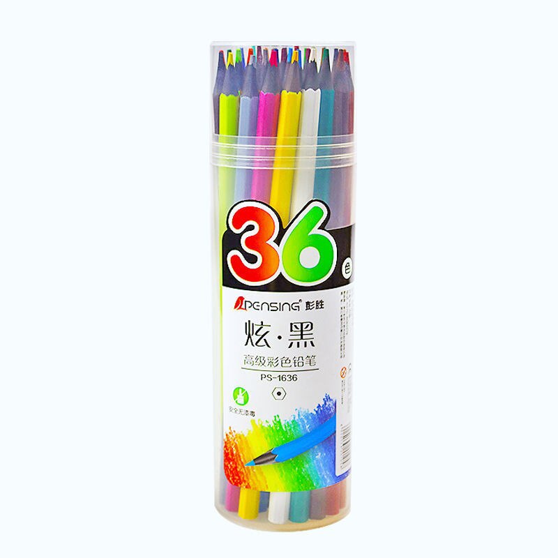 Lápiz de Color avanzado, sin madera, juego de lápices de colores pintados a mano para niños, lápiz de colores al óleo, crayón, dibujo artístico: 36 Colors