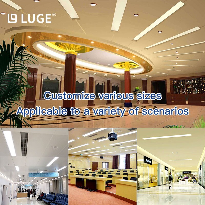Primavera incrustado led tira de luz ultra-delgada 1cm clip con muelle sujetador clip luz led plana oscuro de instalación de una lámpara de techo