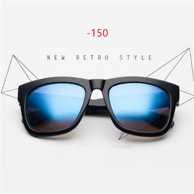 Myopie Sonnenbrille Für Frauen Männer Kurze kurzsichtig Optik Brillen Rezept-1,0-1,5-2,0-2,5-3,0 -3,5-4,0: 150