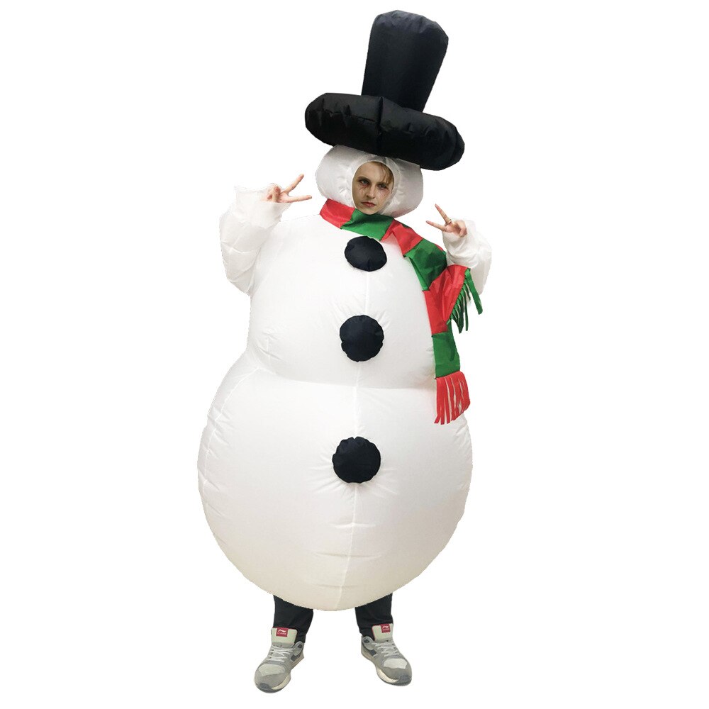 Inflatable Costume Toys Halloween Christmas Adult Clown Snowman Shark Inflatable Performance Party Event Costume: E