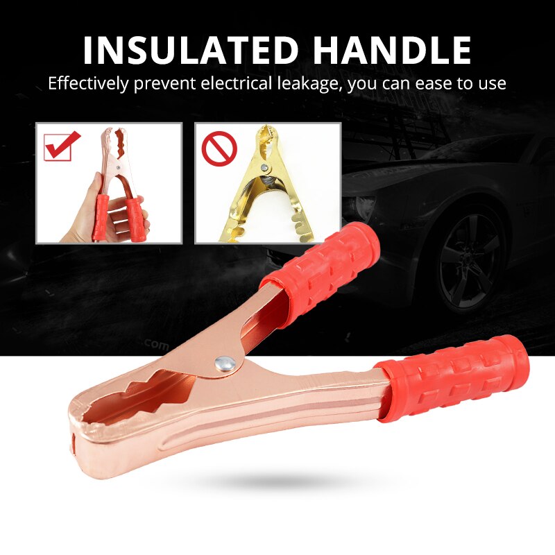 2M 1000AMP Car Battery Jump Cable Booster Cable Emergency Terminals Jump Starter Leads Cables Wire for Auto Van SUV 12V