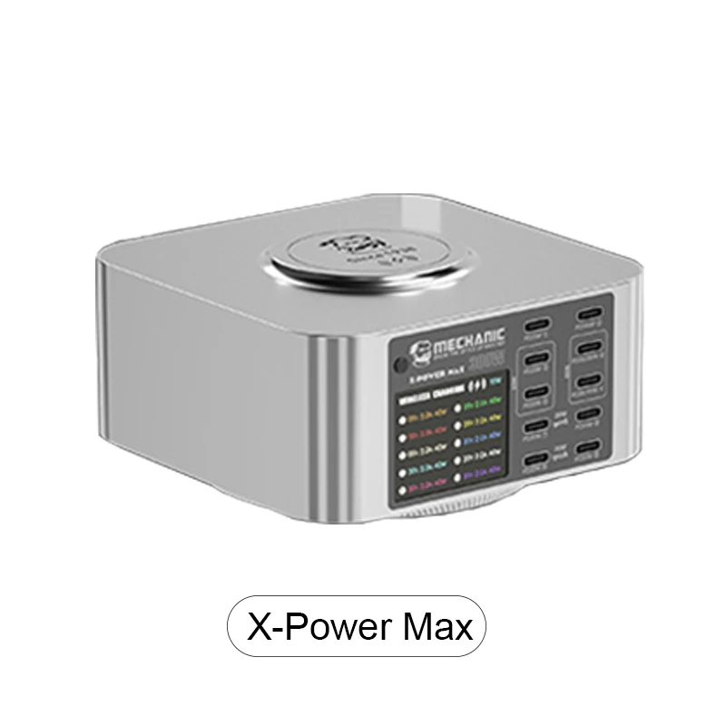 MECHANIC X-Power Plus Max Multi-port Charger Multifunctional Desktop Charging Station Fast Charging for Phone Tablet QC3.0 PD3.1