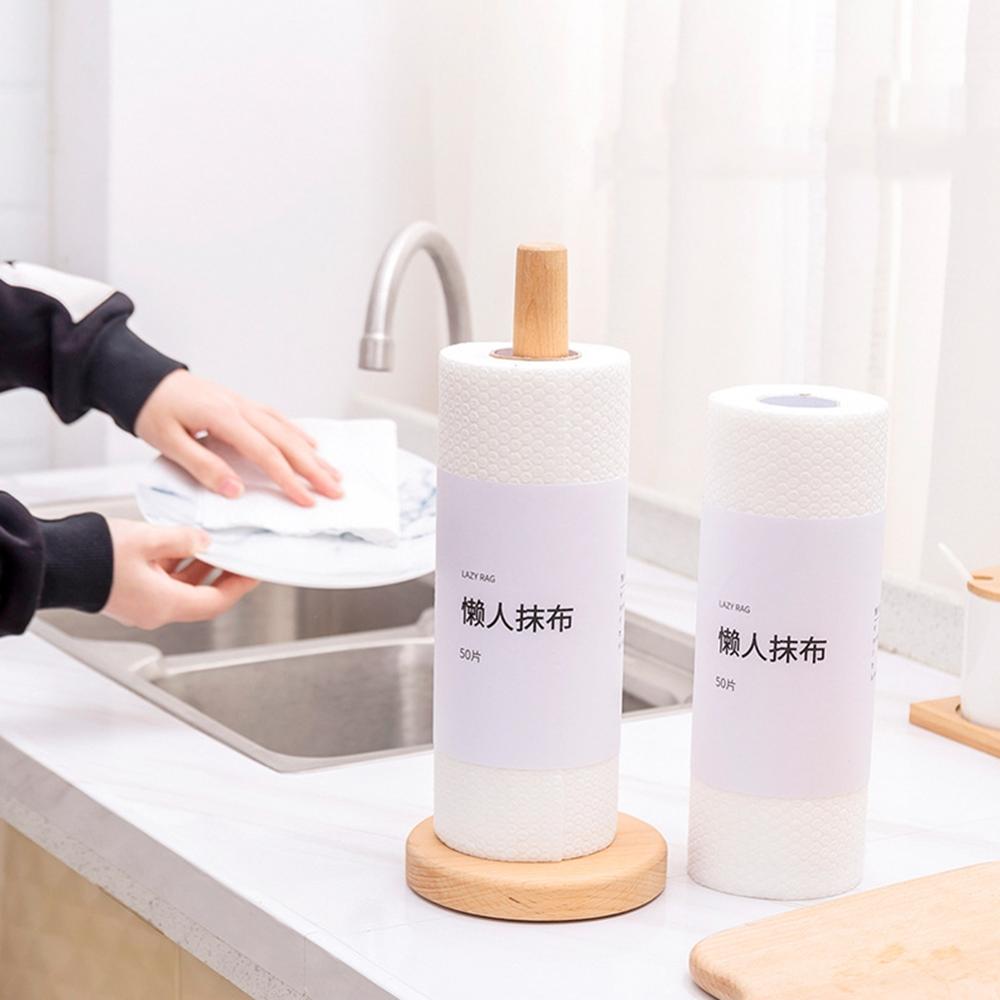 Disposable Dishwashing Cloth Lazy Rag Wet and Dry Dual-Use Kitchen Disposable Washable Cleanable Household Non-Woven Towels