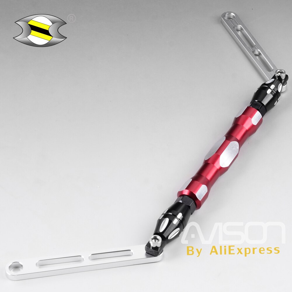 Support de téléphone portable | Pour XMAX 250 300 NMAX, support de téléphone portable, plaque GPS, support de miroir réglable: bar-Red