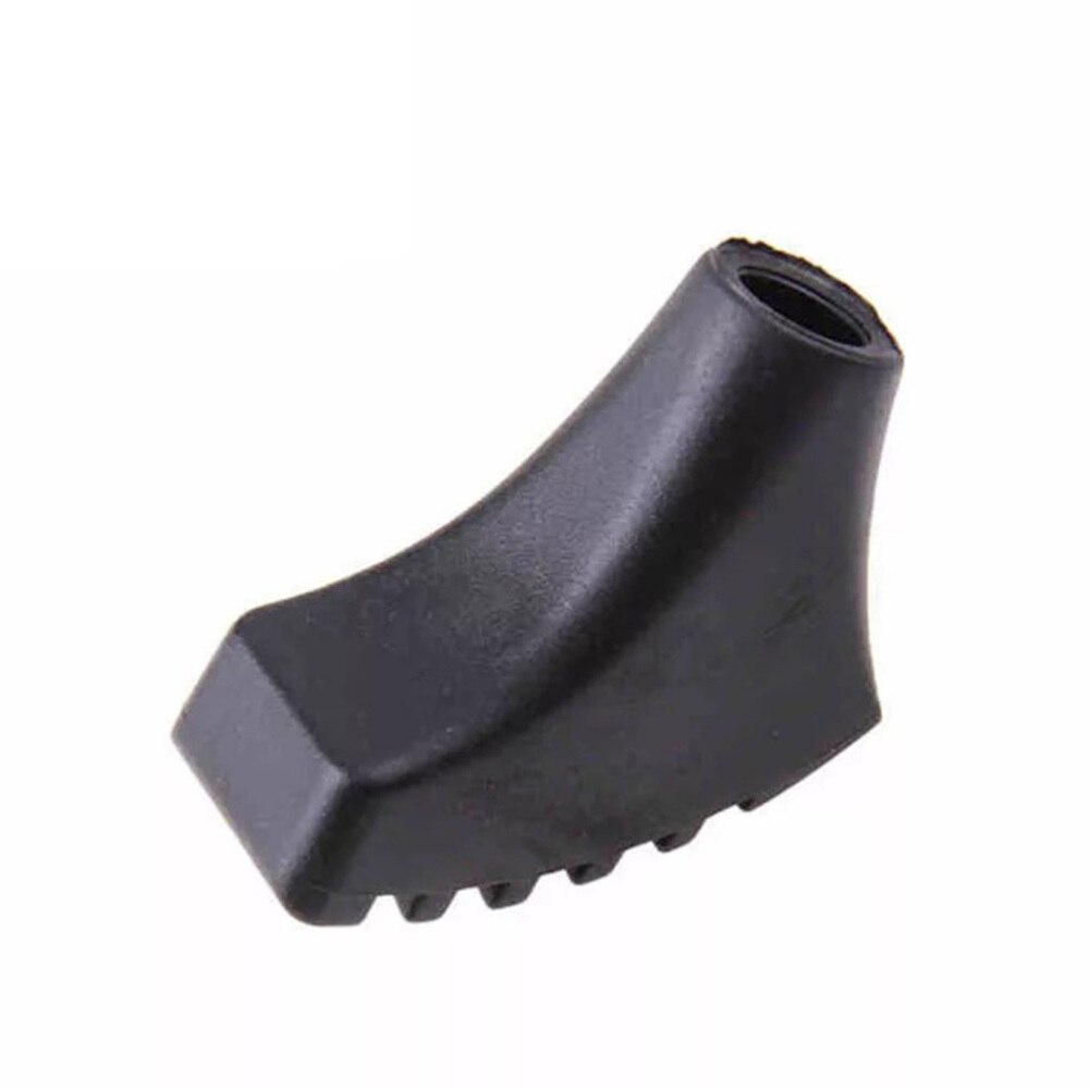 10PCS Hiking Pole Replacement Tips Trekking Pole Tip Protectors Walking Stick Head Protection Equipment for Outdoor (Black)