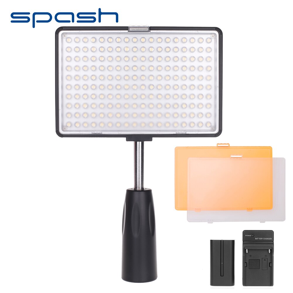 Spash TL-180S Professionele LED Video Light Dimbaar 3200 K/5600 K 180 LEDs Hand-held Fotografie Verlichting LED studio Licht Lamp