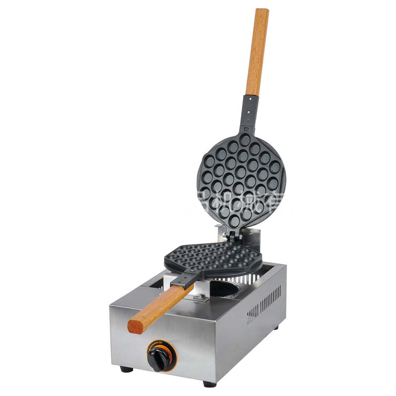 Gaufrier à oeufs de type gaz avec machine à gaufres de recette hongkong QQ aubergette