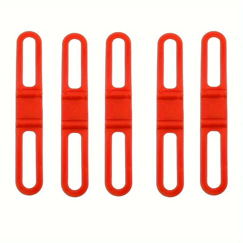 Correa de silicona para luz de bicicleta, manillar de bicicleta, soporte para linterna, correa de alta elasticidad, soporte de luz multiusos, corbata fija: Morado