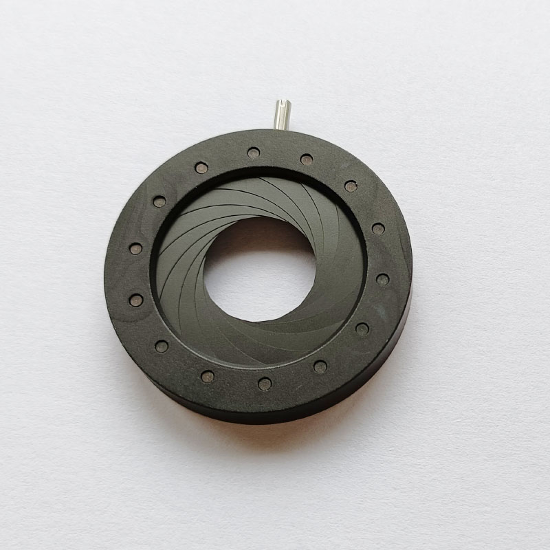 1.5-25mm Mechanical Iris Aperture Diaphragm Microscope Camera Condenser Parts