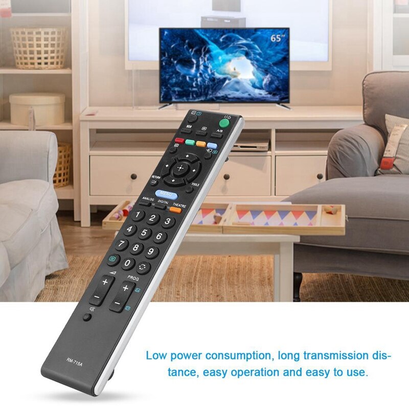 Universal Replacement Hd Lcd Tv Remote Control For Sony Rm-715A Rm-836 Rm-837 Rm-Ydo21