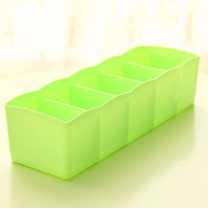 Slaapkamer Opbergdozen Organizer Sokken Beha Ondergoed Organizer Opbergdoos Thuis Plastic Dozen Voor Opslag Closet Organizer: green