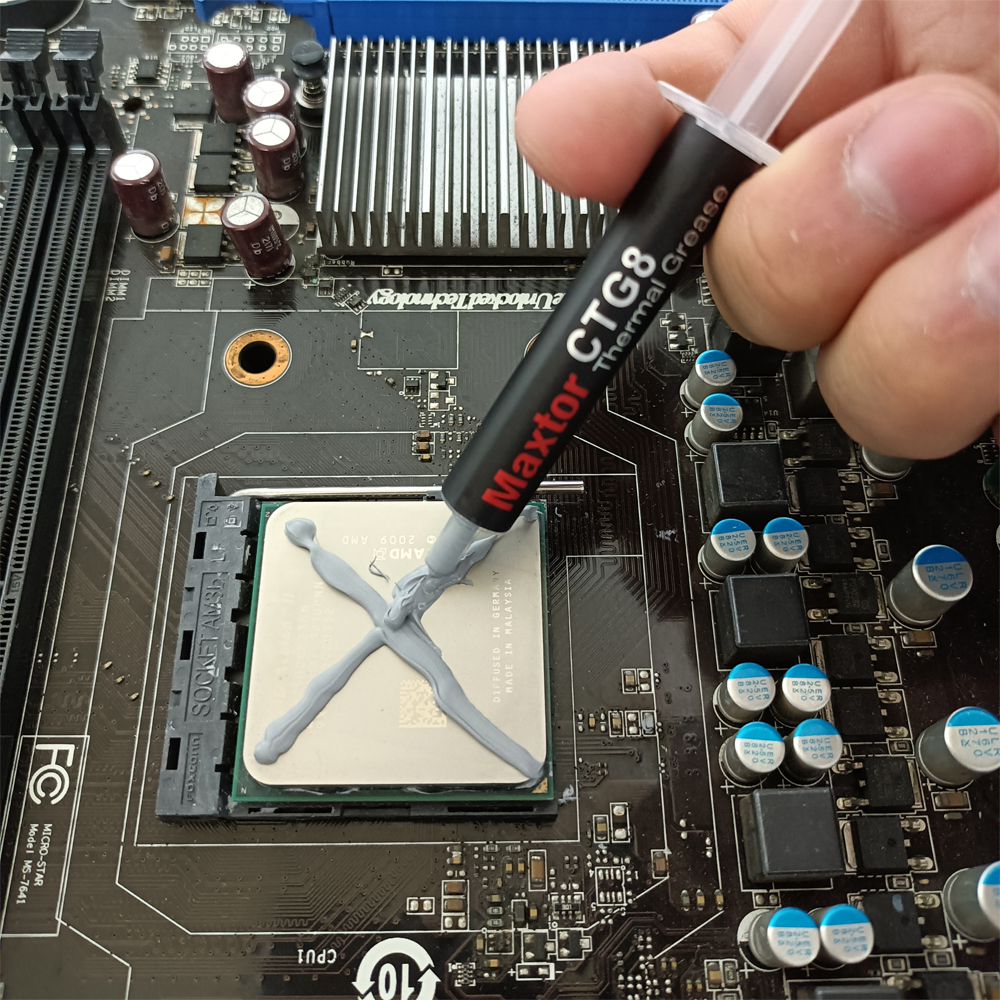 Maxtor 12.8 W /M-k CTG8 CPU/GPU Cmputer Radiator AMD Intel Processor Silicone Grease Thermal Paste 1g/2g/4g/8g/10g/20g