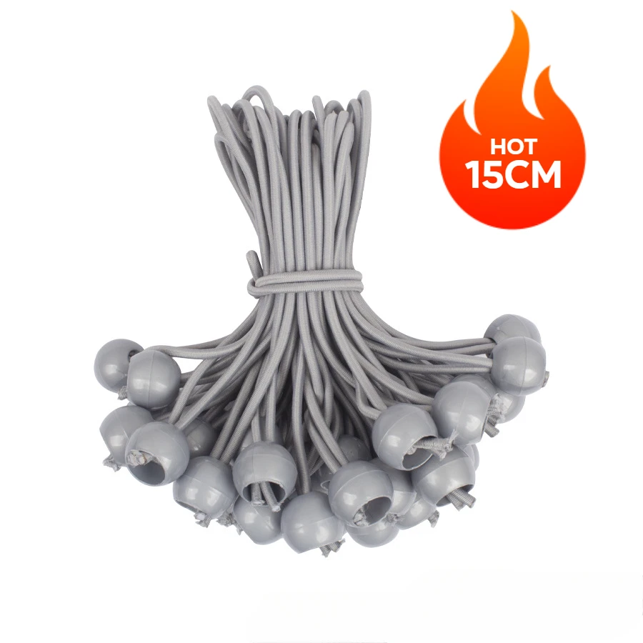 10pcs Binding Elastic Rope With Elastic Balls Tent Stakes Canvas Tent Cloths Ship Pole Fixation Flagpole Tie Camping Accessories: VIOLET/紫罗兰